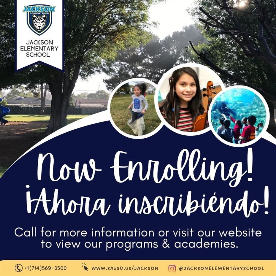  Now Enrolling!